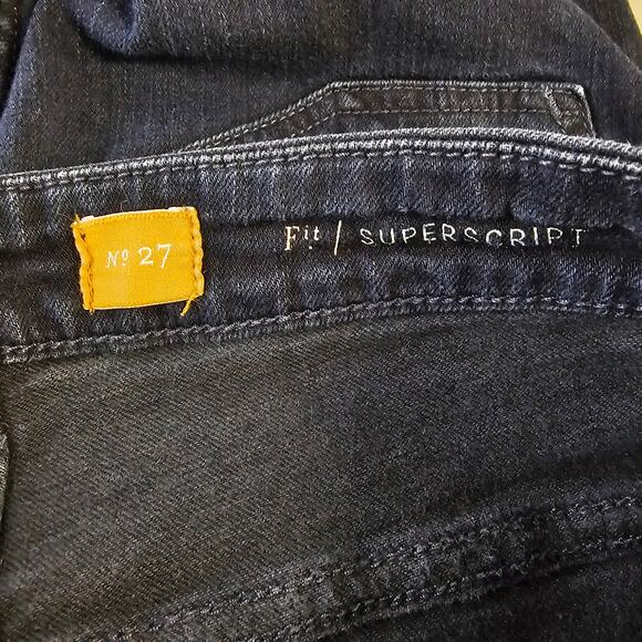 Anthropologie Pilcro Womens Superscript High Rise Skinny Jeans Size 27 Dark Wash - Picture 7 of 9